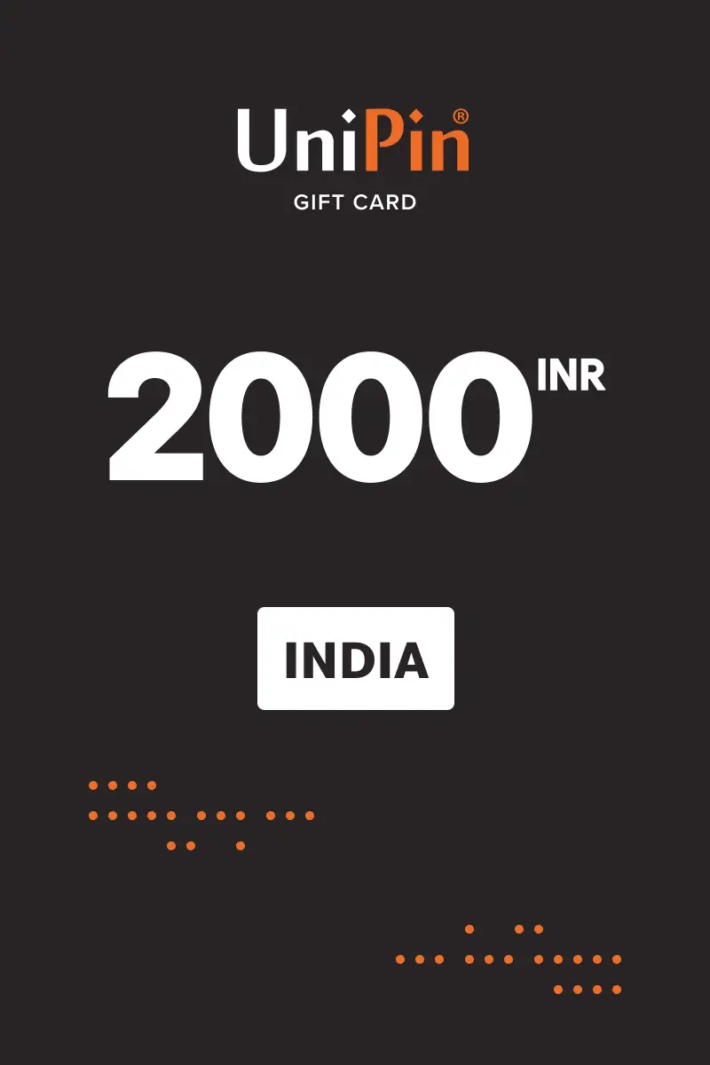 UniPin 2000 INR Gift Card (India) - Digital Key