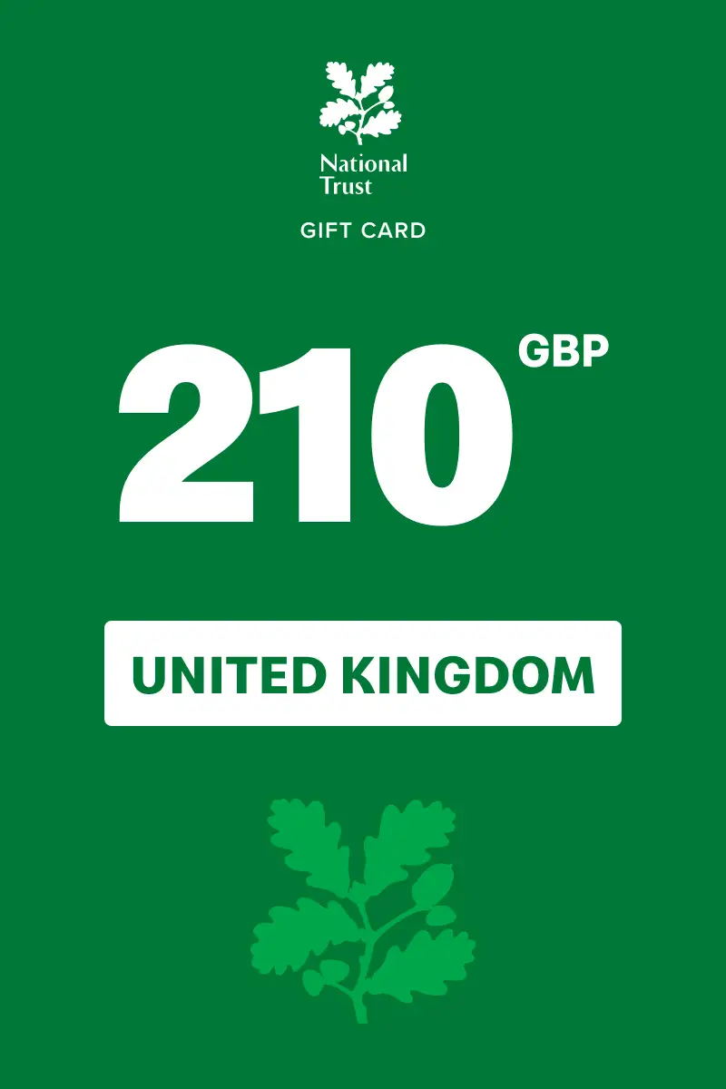 National Trust 210 GBP Gift Card (United Kingdom) - Digital Key