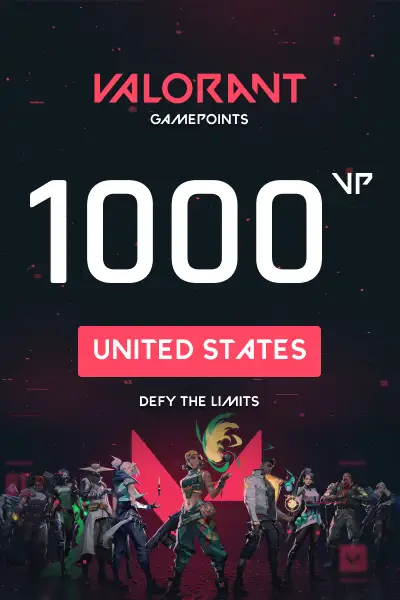 VALORANT 1000 Valorant Points (United States) - Digital Key