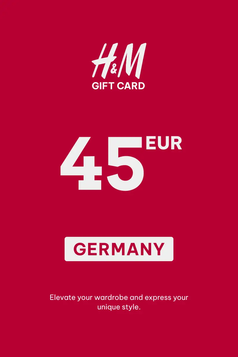 HandM 45 EUR Gift Card (Germany) - Digital Key