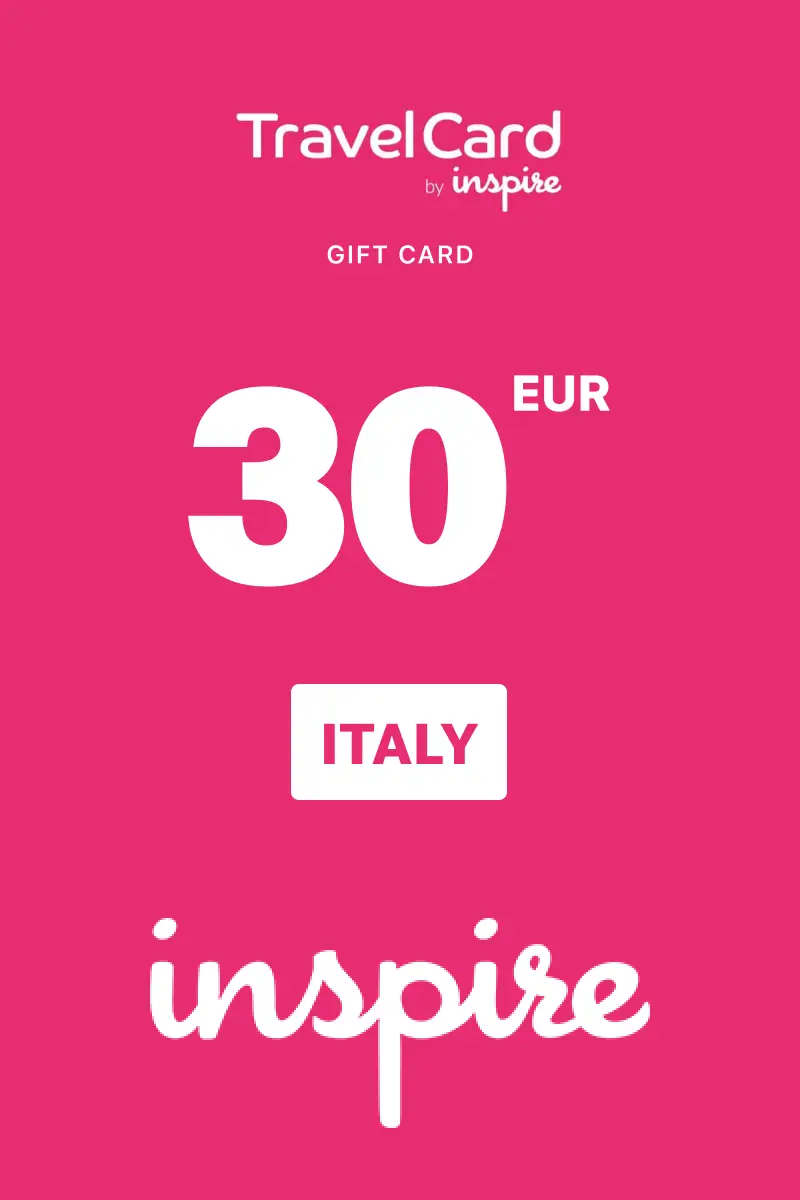 TravelCard by Inspire 30 EUR Gift Card (Italy) - Digital Key