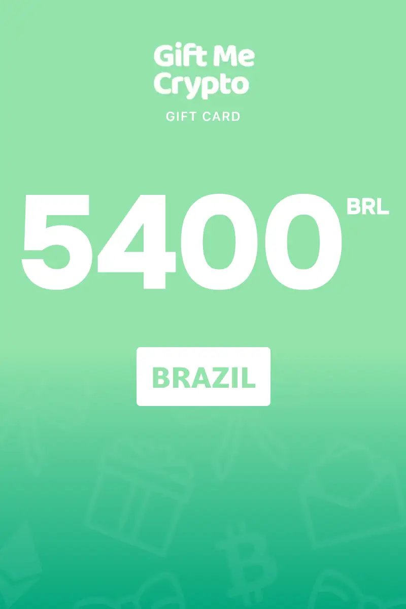 Gift Me Crypto 5400 BRL Gift Card (Brazil) - Digital Key