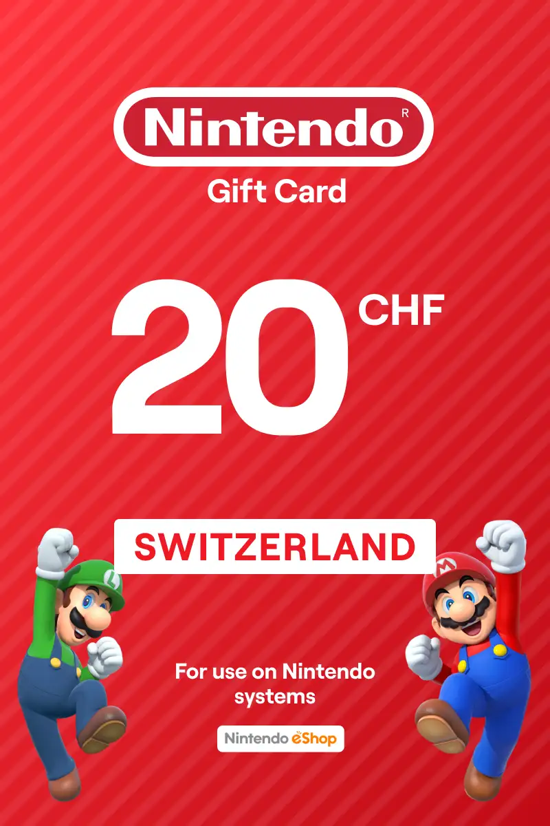 Nintendo eShop 20 CHF Gift Card (Switzerland) - Digital Key