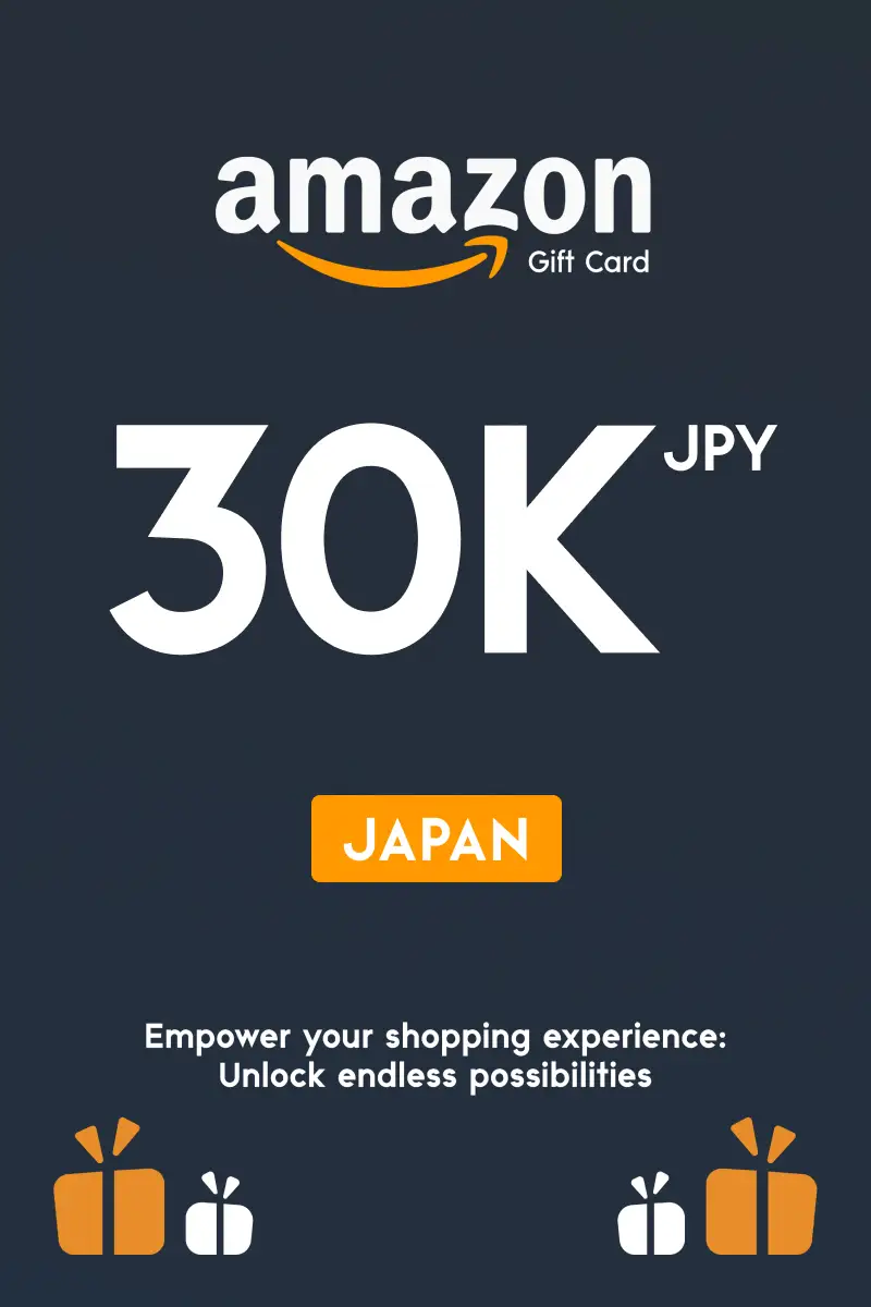 Amazon 30000 JPY Gift Card (Japan) - Digital Key