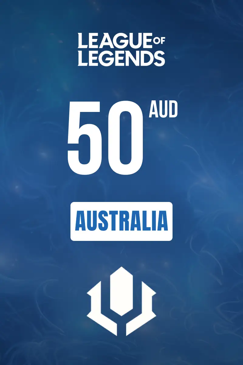 League of Legends 50 AUD Gift Card (Australia) - Digital Key