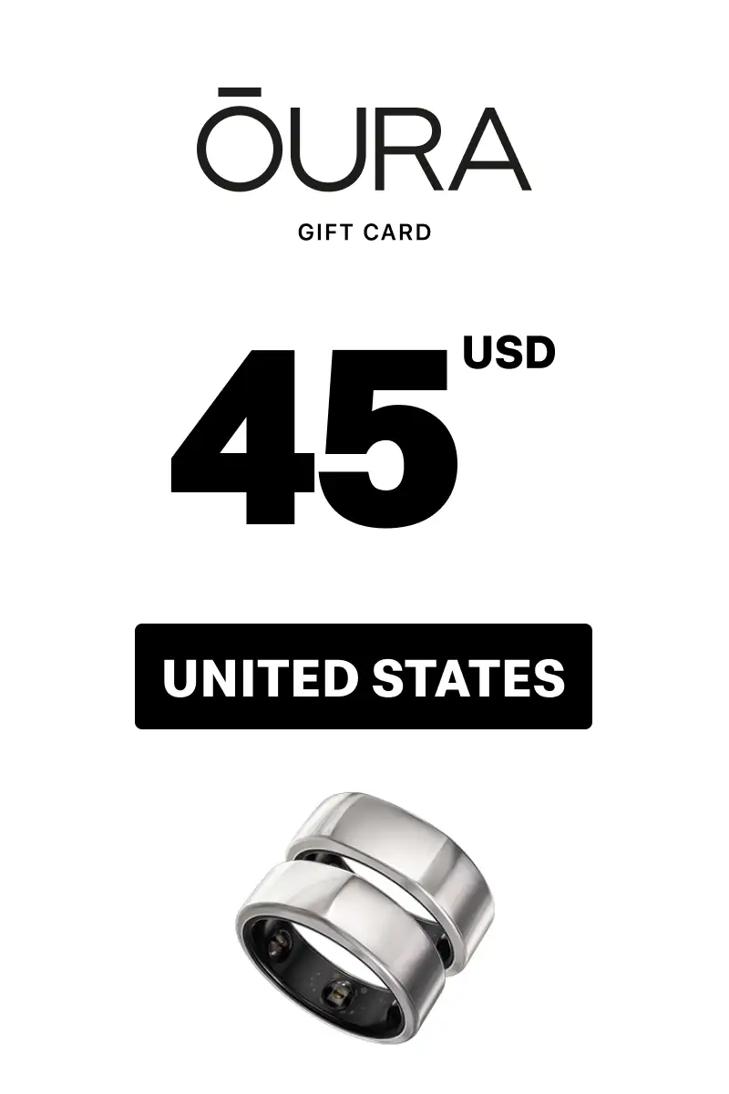 Oura Ring 45 USD Gift Card (United States) - Digital Key