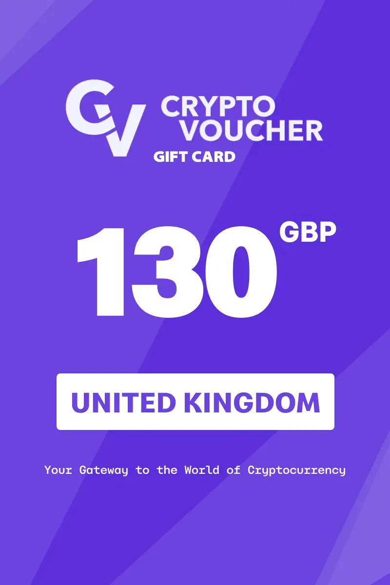 Crypto Voucher 130 GBP Gift Card (United Kingdom) - Digital Key
