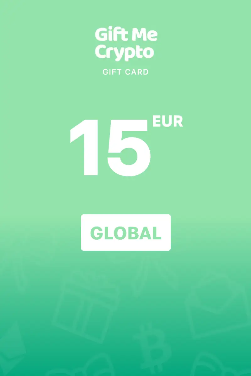 Gift Me Crypto (DOGE) 15 EUR Gift Card (Global) - Digital Key afbeelding 1
