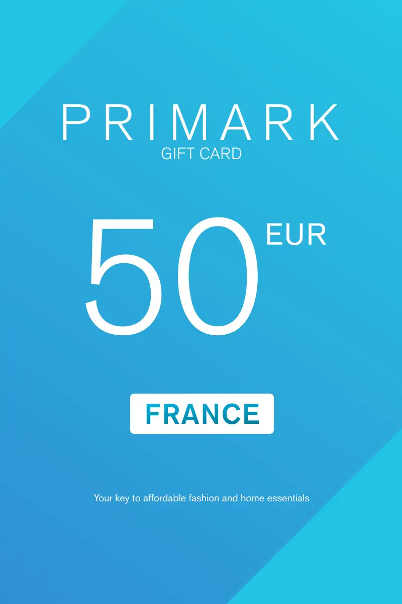 Primark 50 EUR Gift Card (France) - Digital Key