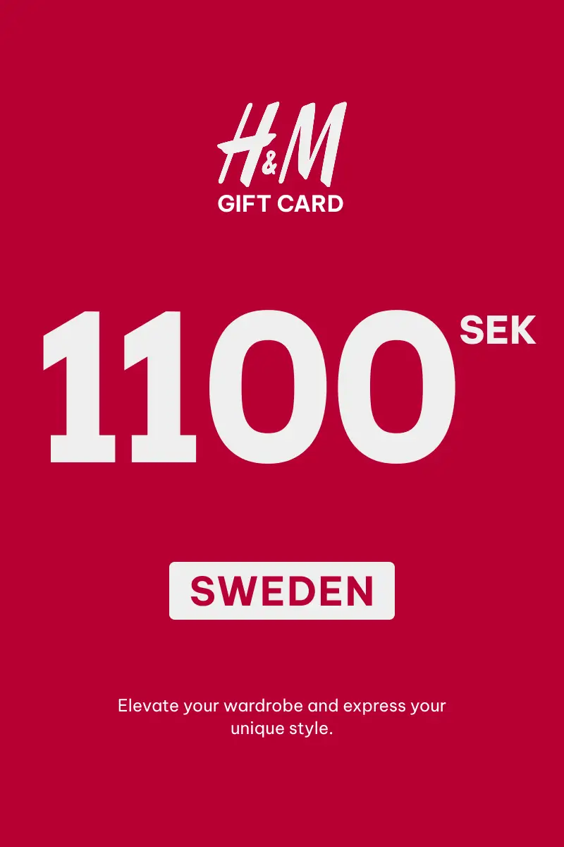 HandM 1100 SEK Gift Card (Sweden) - Digital Key