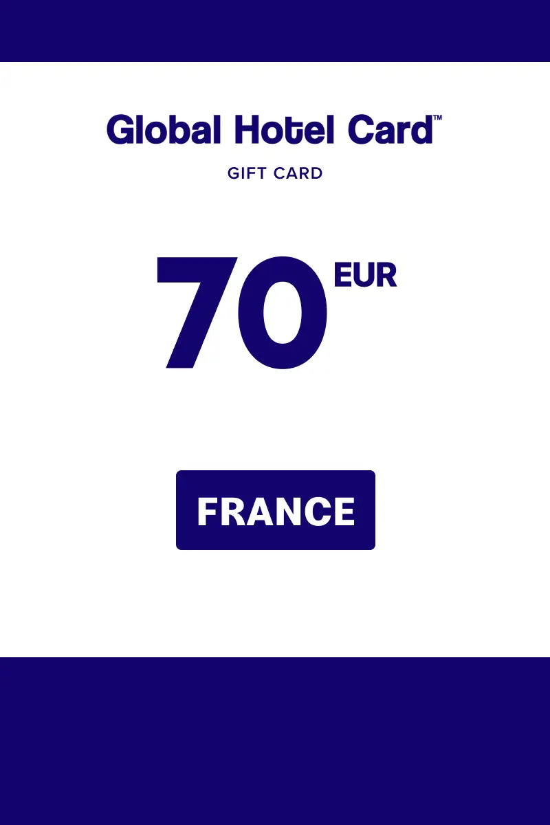 Global Hotel Card 70 EUR Gift Card (France) - Digital Key