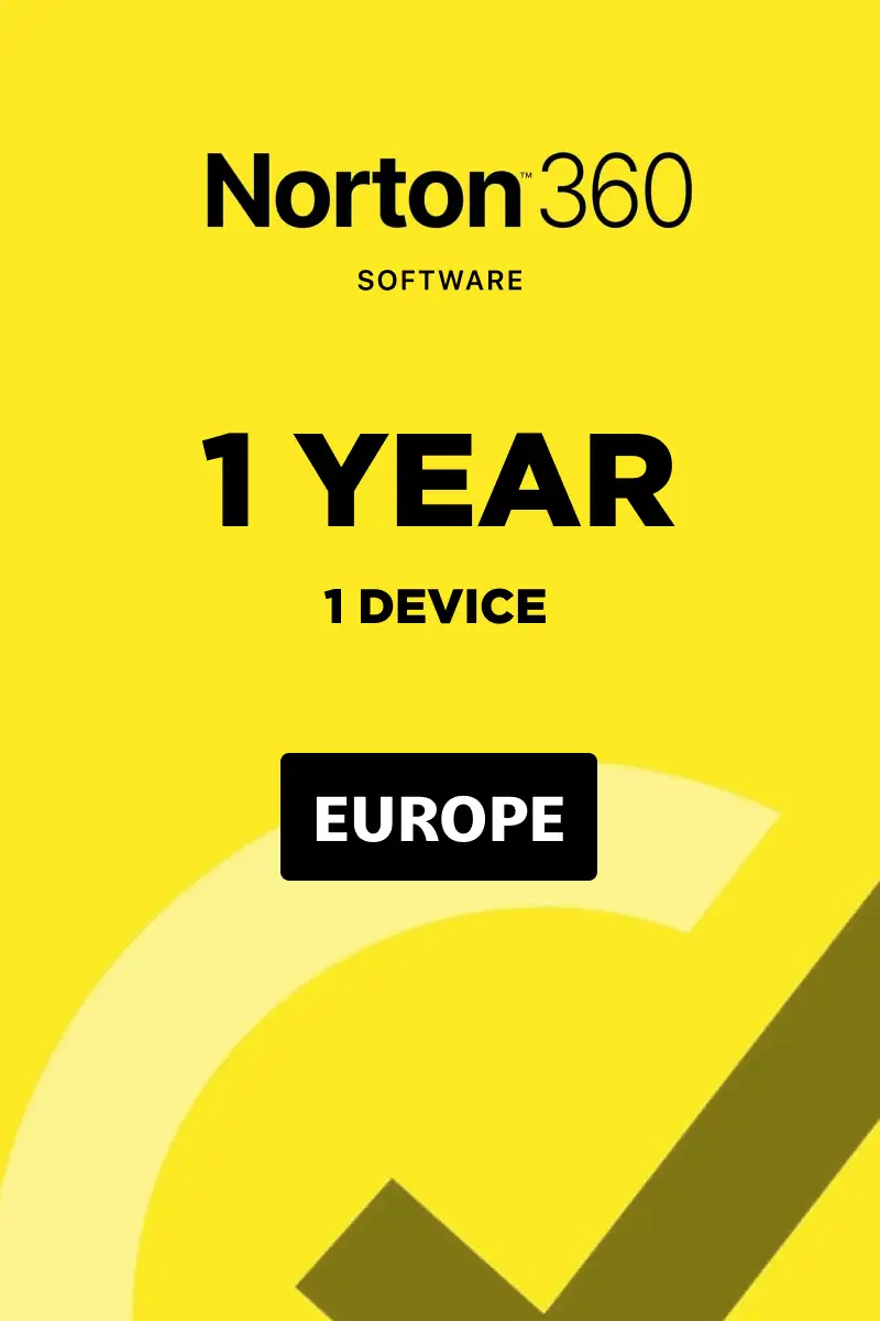 Norton 360 (Europe) 1 Device 1 Year - Digital Key