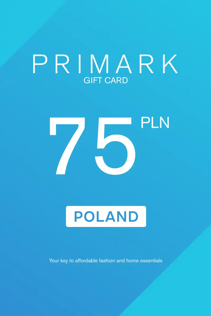 Primark 75 PLN Gift Card (Poland) - Digital Key