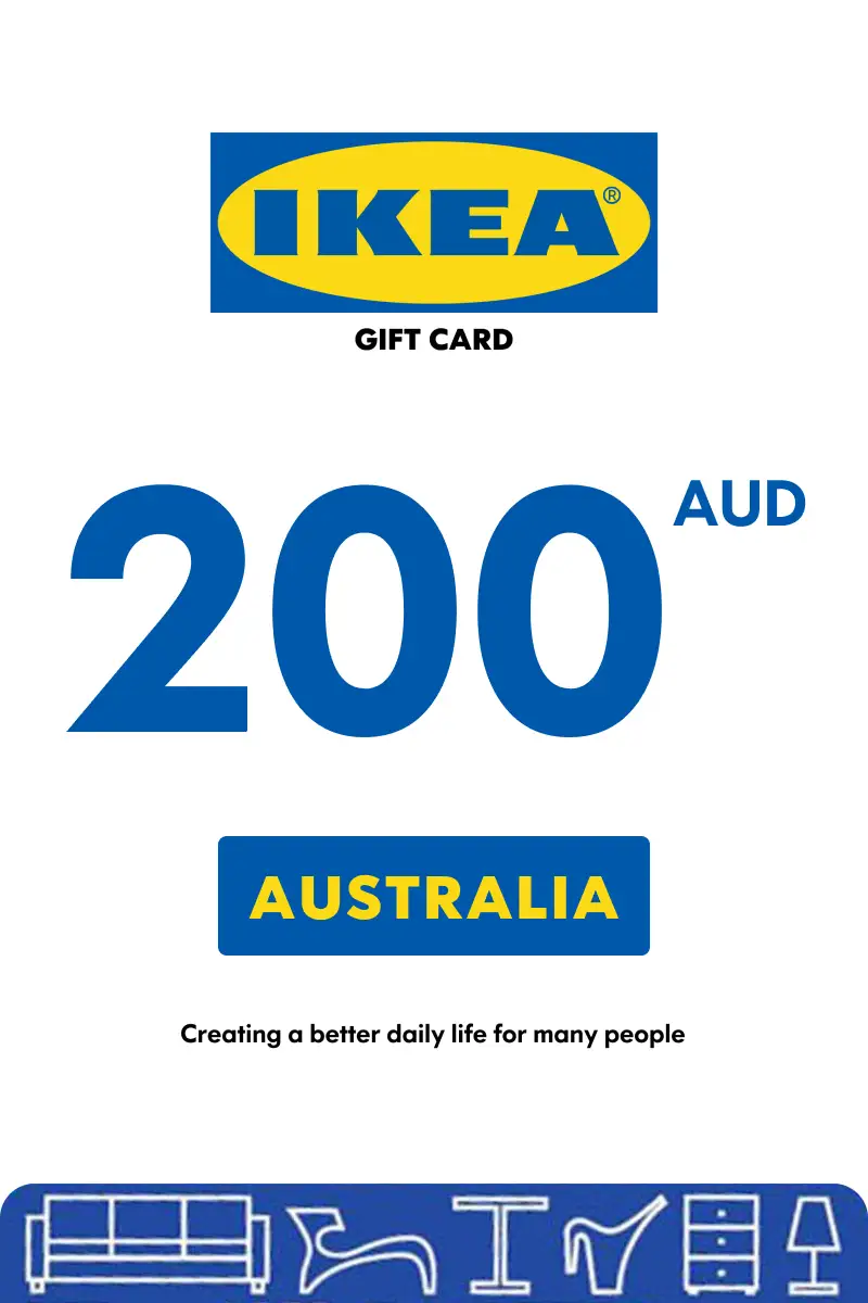 IKEA 200 AUD Gift Card (Australia) - Digital Key