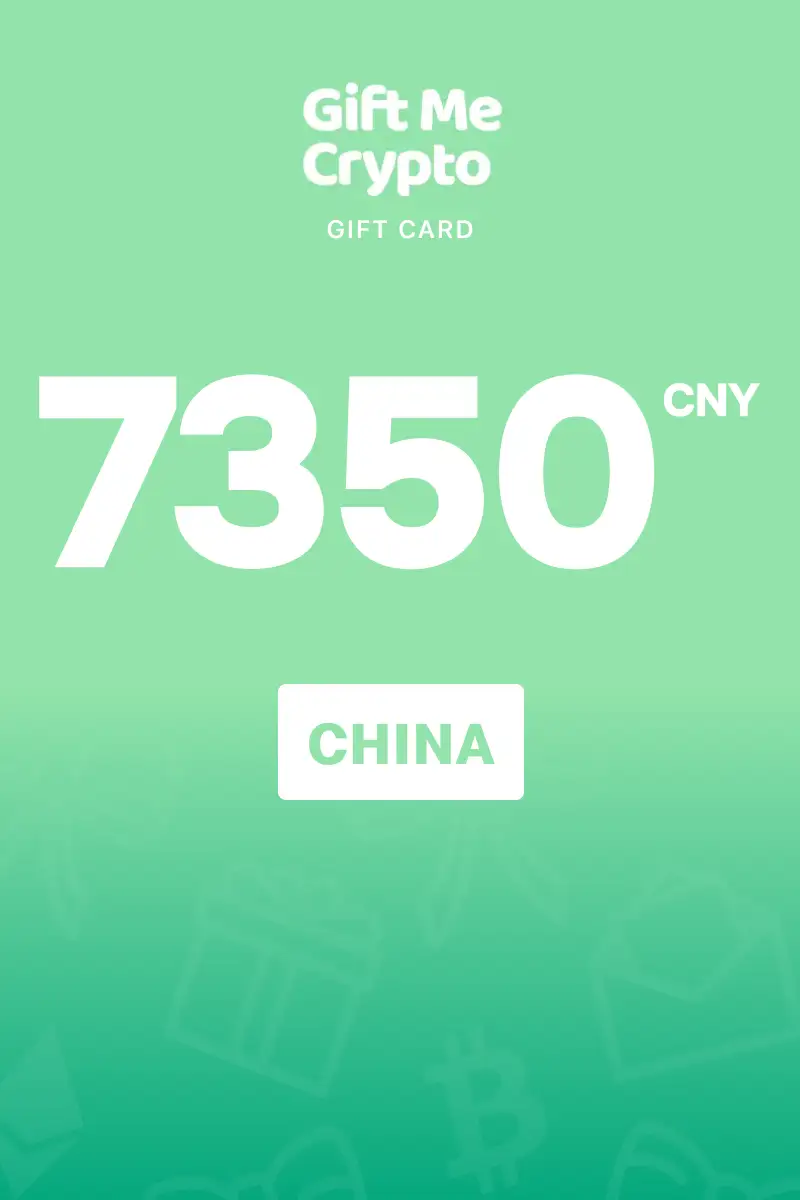 Gift Me Crypto 7350 CNY Gift Card (China) - Digital Key