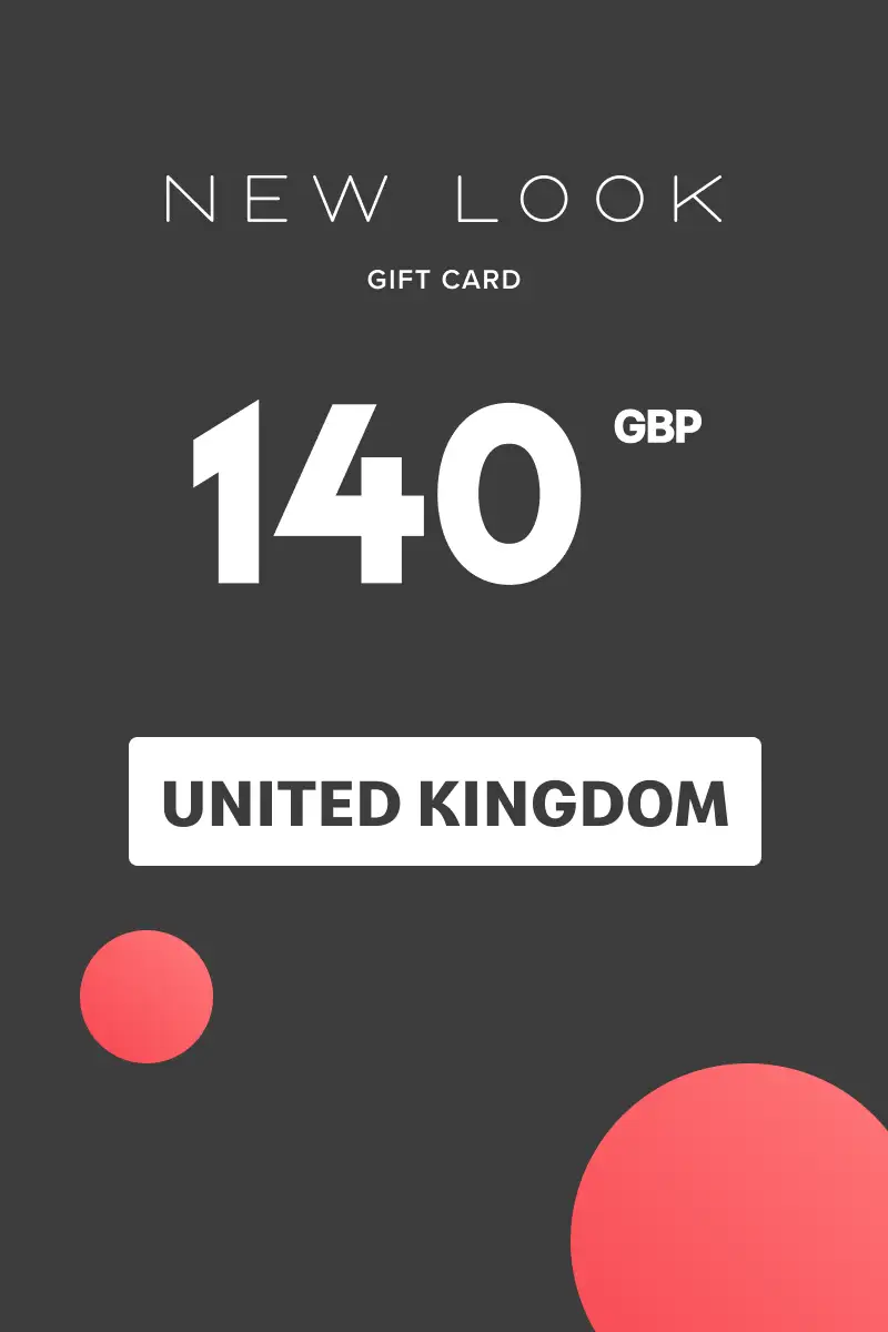 New Look 140 GBP Gift Card (United Kingdom) - Digital Key
