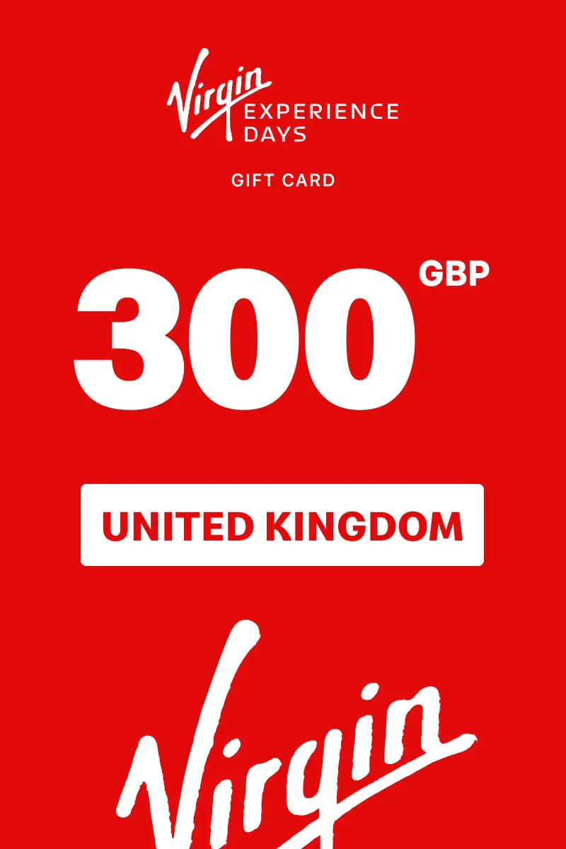 Virgin Experience Days 300 GBP Gift Card (United Kingdom) - Digital Key