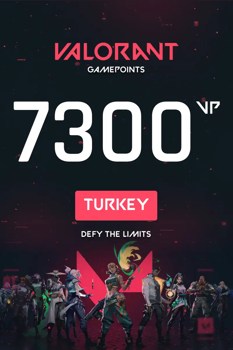 Buy VALORANT 7300 Valorant Points (Turkey) Digital Key