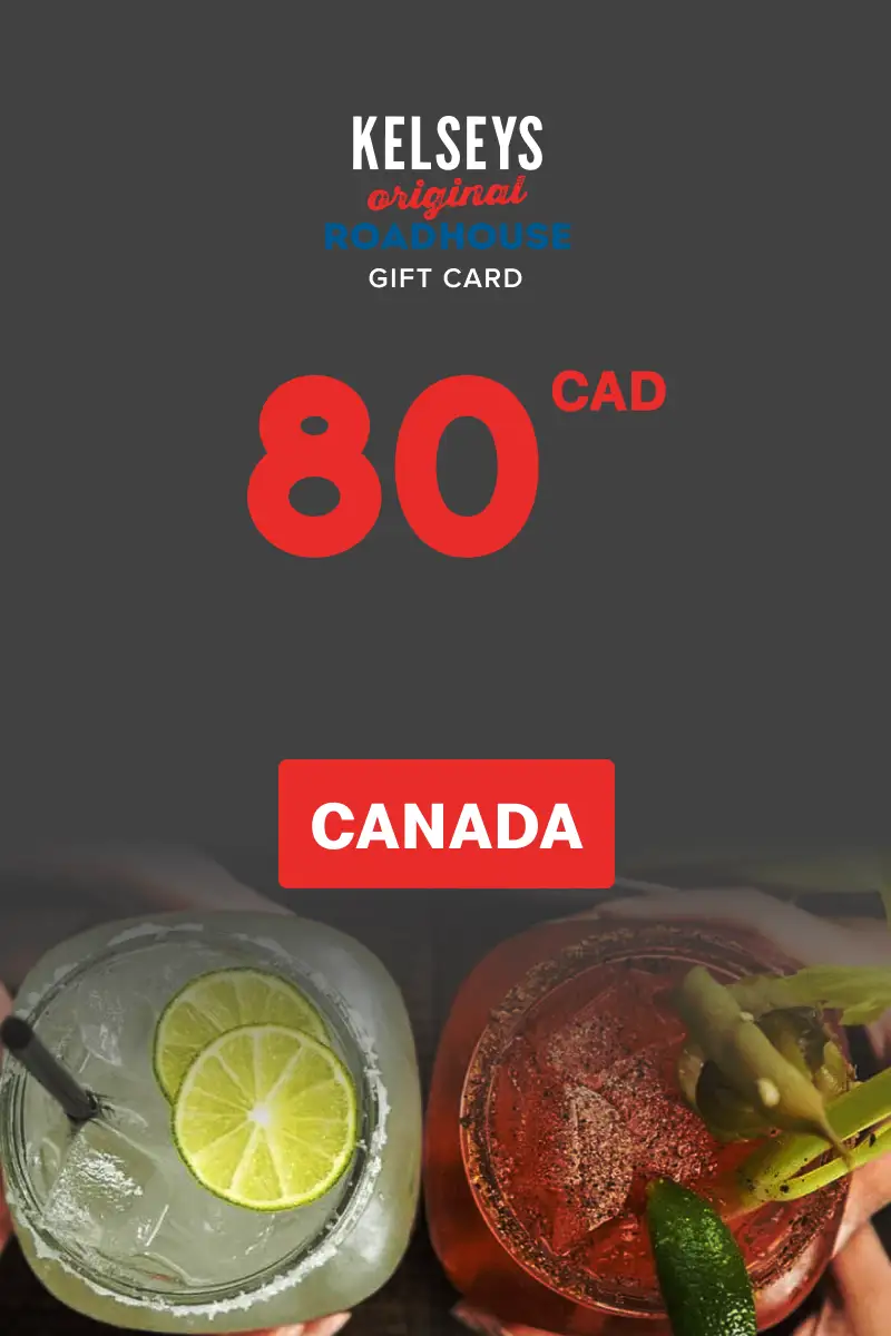 Kelsey's 80 CAD Gift Card (Canada) - Digital Key