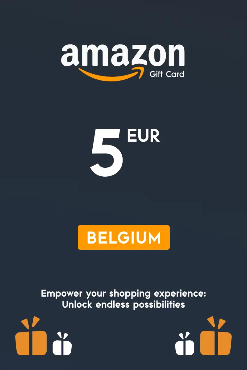 Amazon 5 EUR Gift Card (Belgium) - Digital Key