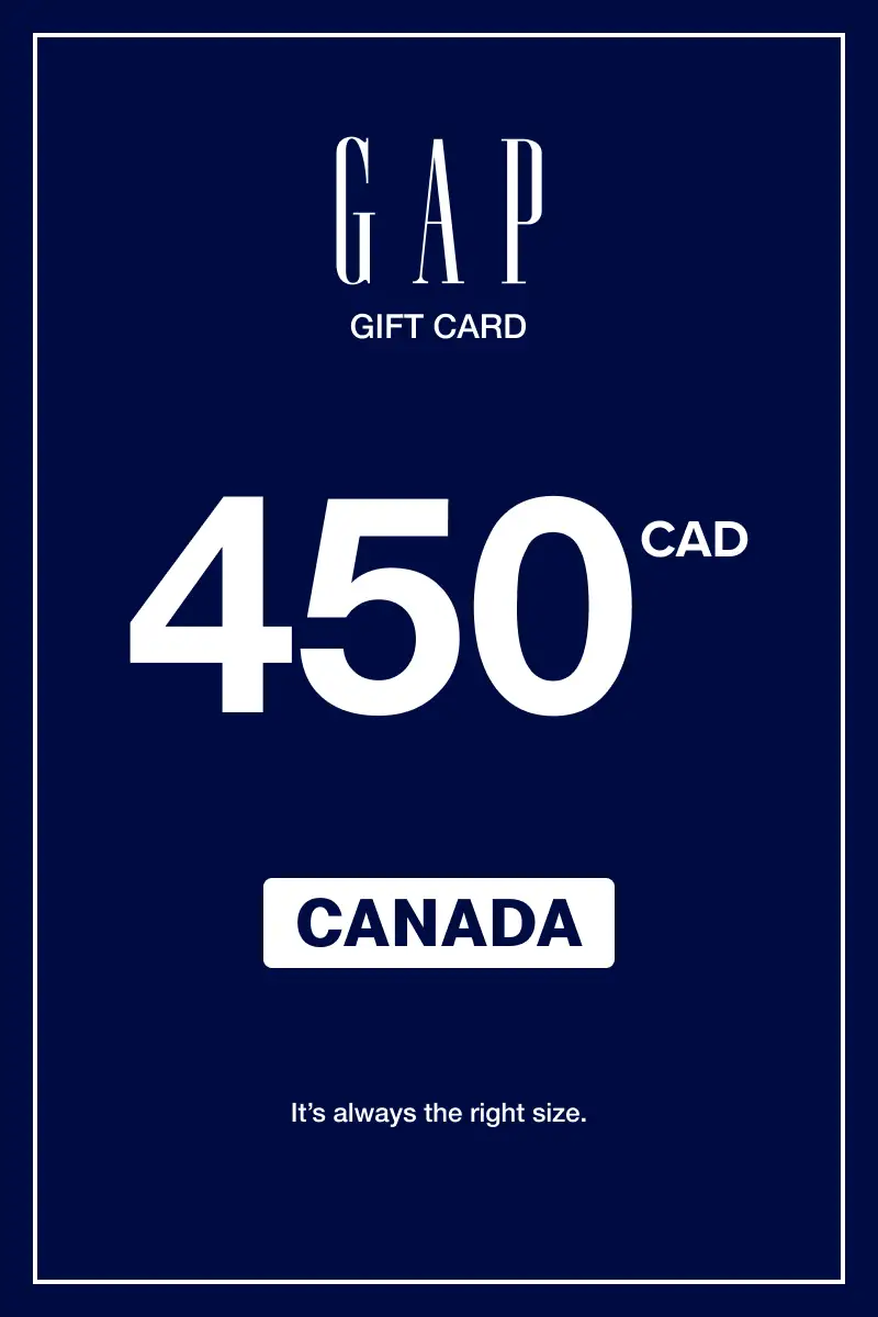 Gap 450 CAD Gift Card (Canada) - Digital Key