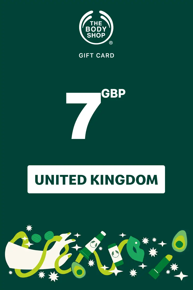 The Body Shop 7 GBP Gift Card (United Kingdom) - Digital Key