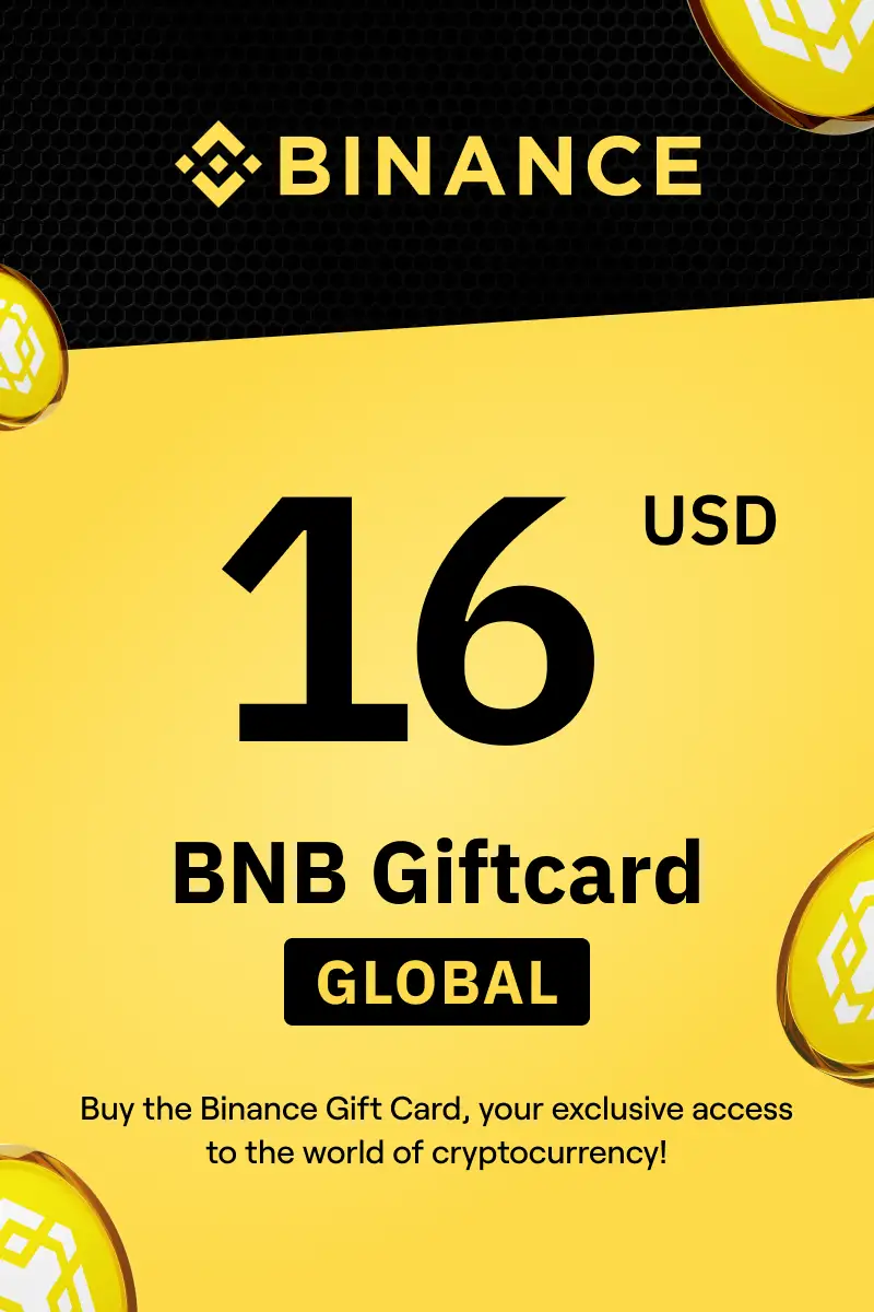 Binance (BNB) 16 USD Gift Card (Global) - Digital Key