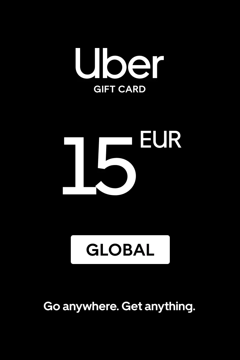 Uber 15 EUR Gift Card (Global) - Digital Key