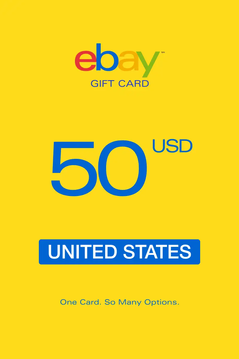 eBay 50 USD Gift Card (United States) - Digital Key