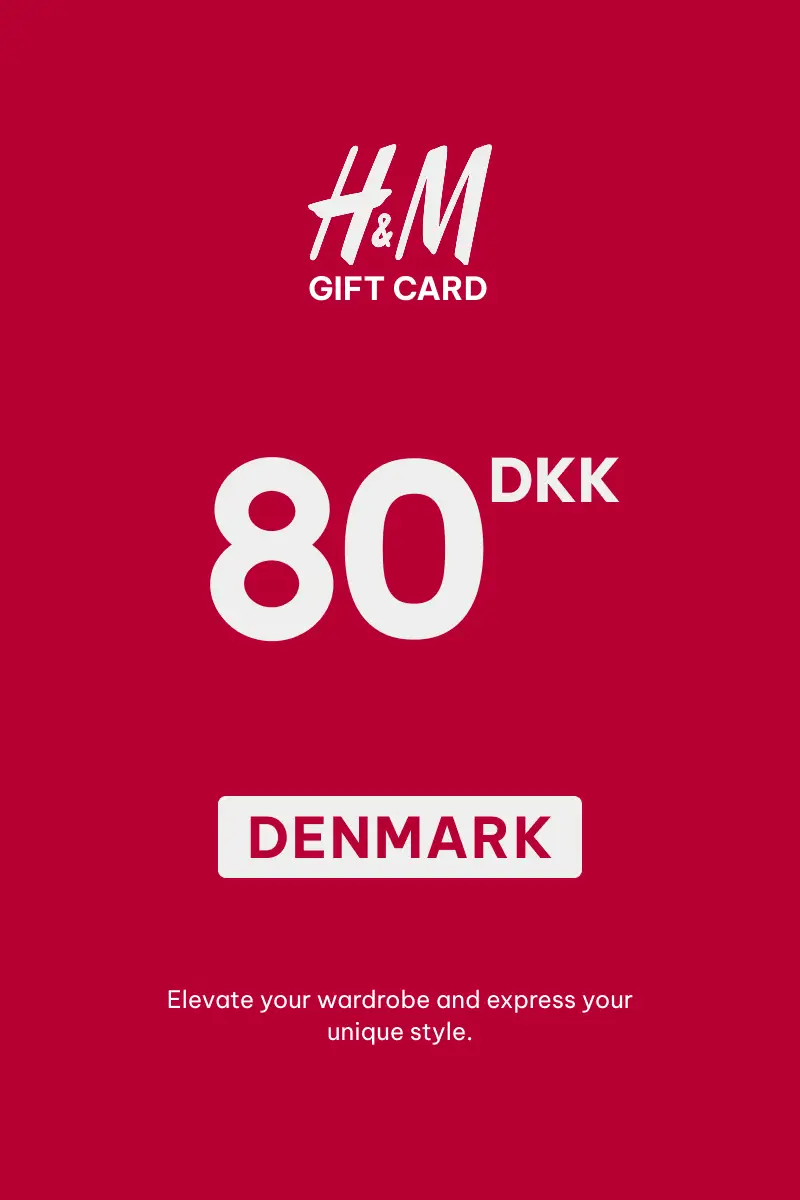 HandM 80 DKK Gift Card (Denmark) - Digital Key