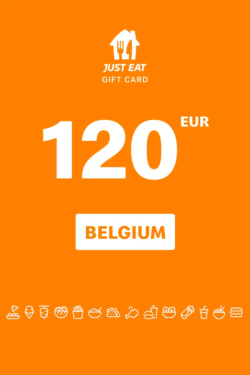 Just Eat 120 EUR Gift Card (Belgium) - Digital Key