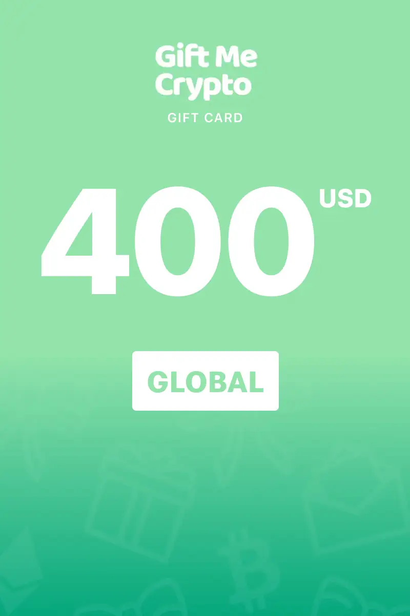 Gift Me Crypto 400 USD Gift Card (Global) - Digital Key