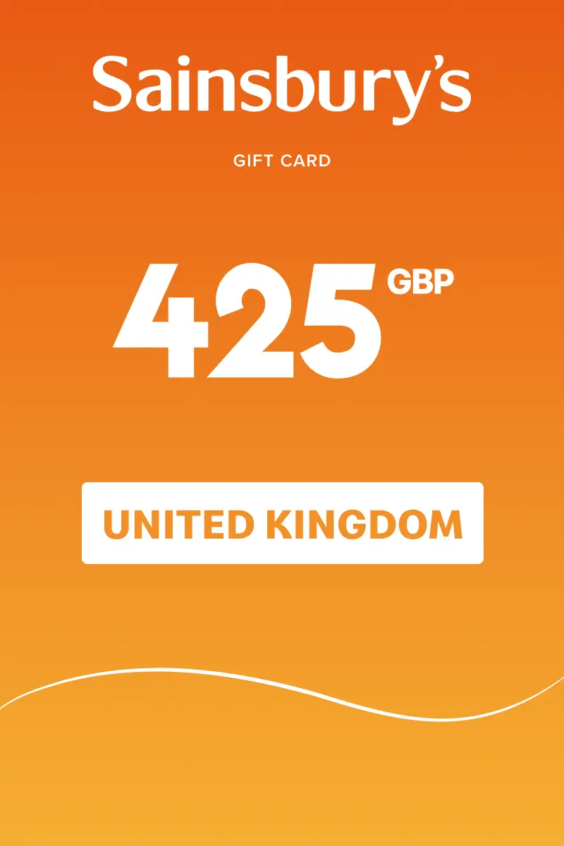 Sainsbury's 425 GBP Gift Card (United Kingdom) - Digital Key