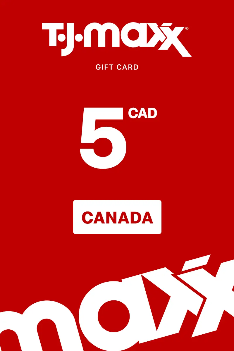 TJX 5 CAD Gift Card (Canada) - Digital Key