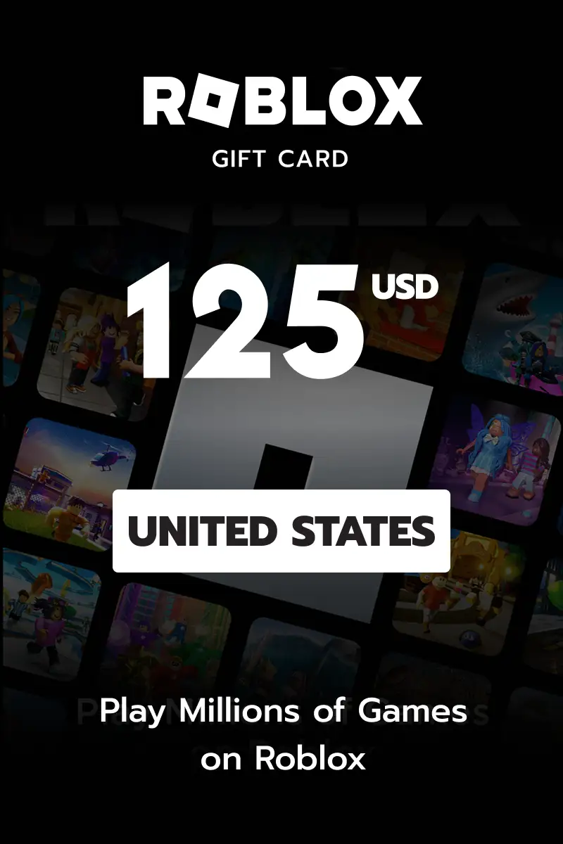Roblox 125 USD Gift Card (United States) - Digital Key