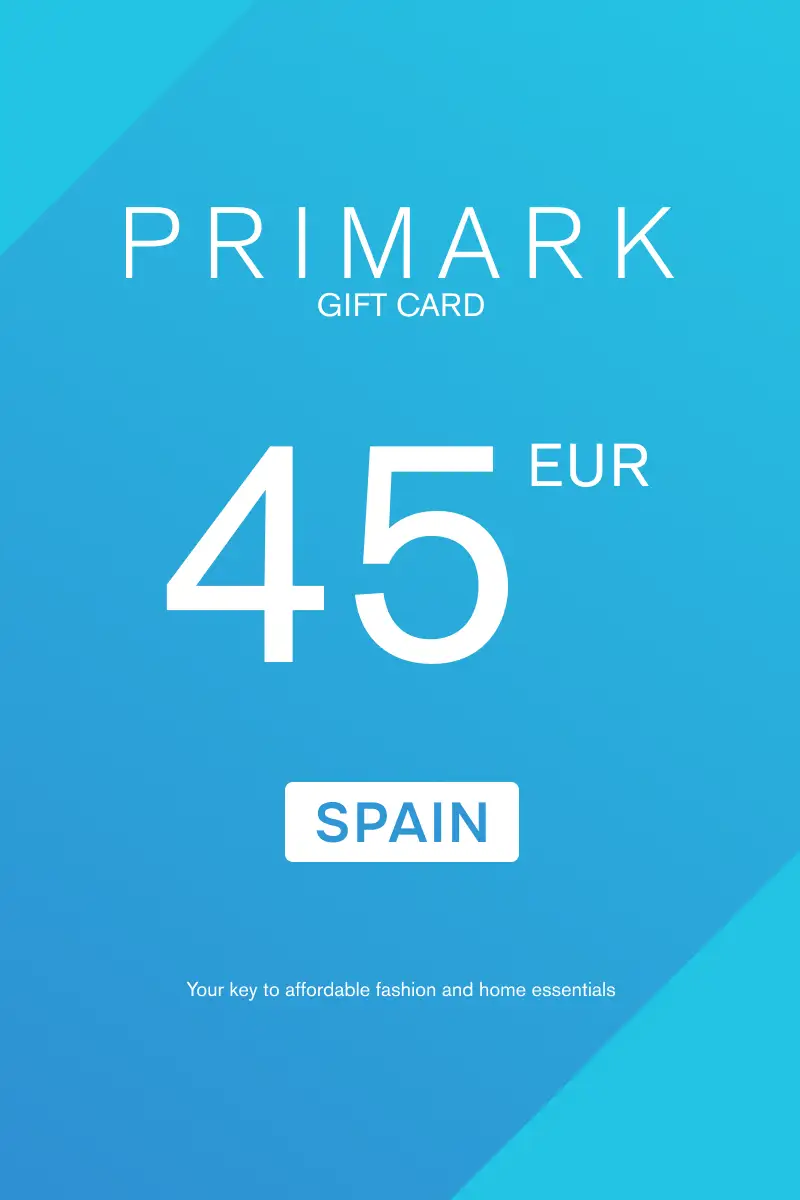 Primark 45 EUR Gift Card (Spain) - Digital Key