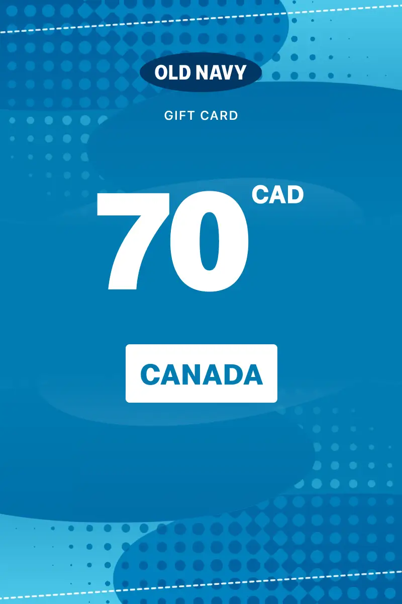 Old Navy 70 CAD Gift Card (Canada) - Digital Key