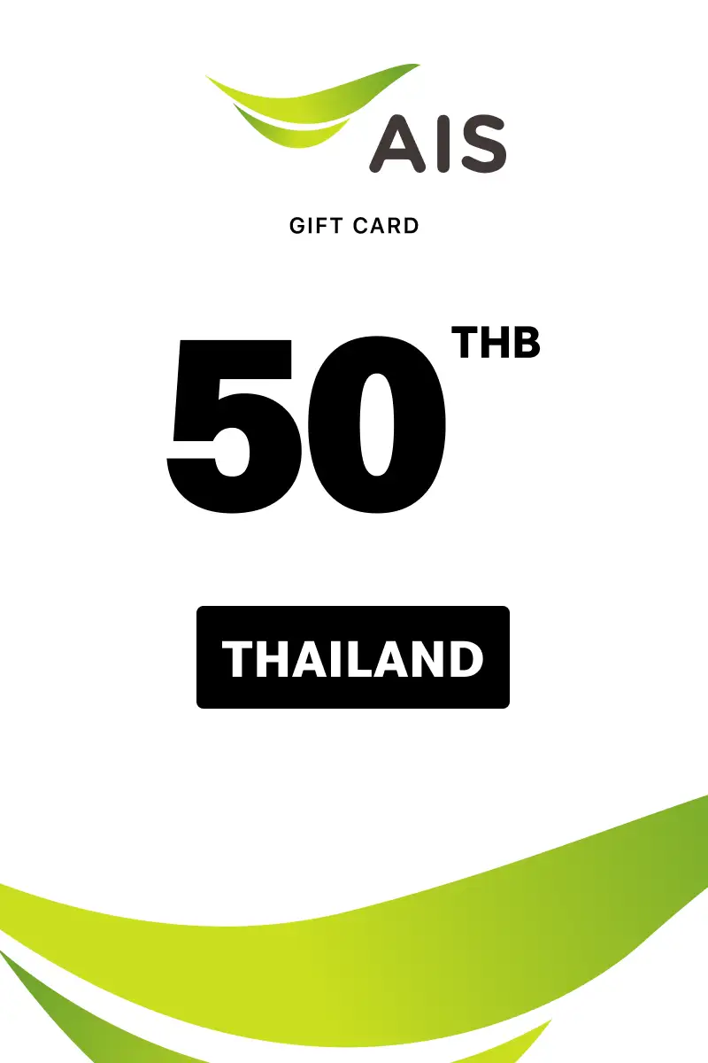 AIS 50 THB Gift Card (Thailand) - Digital Key