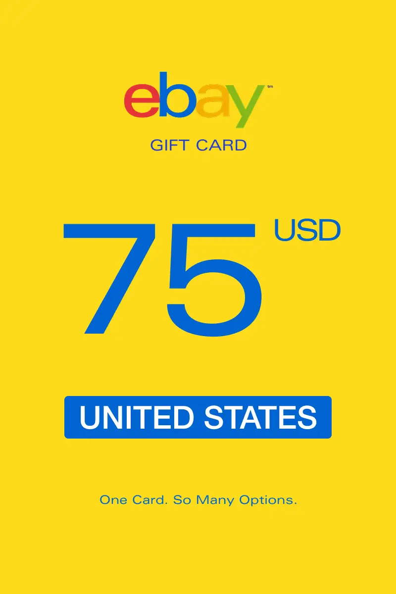 eBay 75 USD Gift Card (United States) - Digital Key