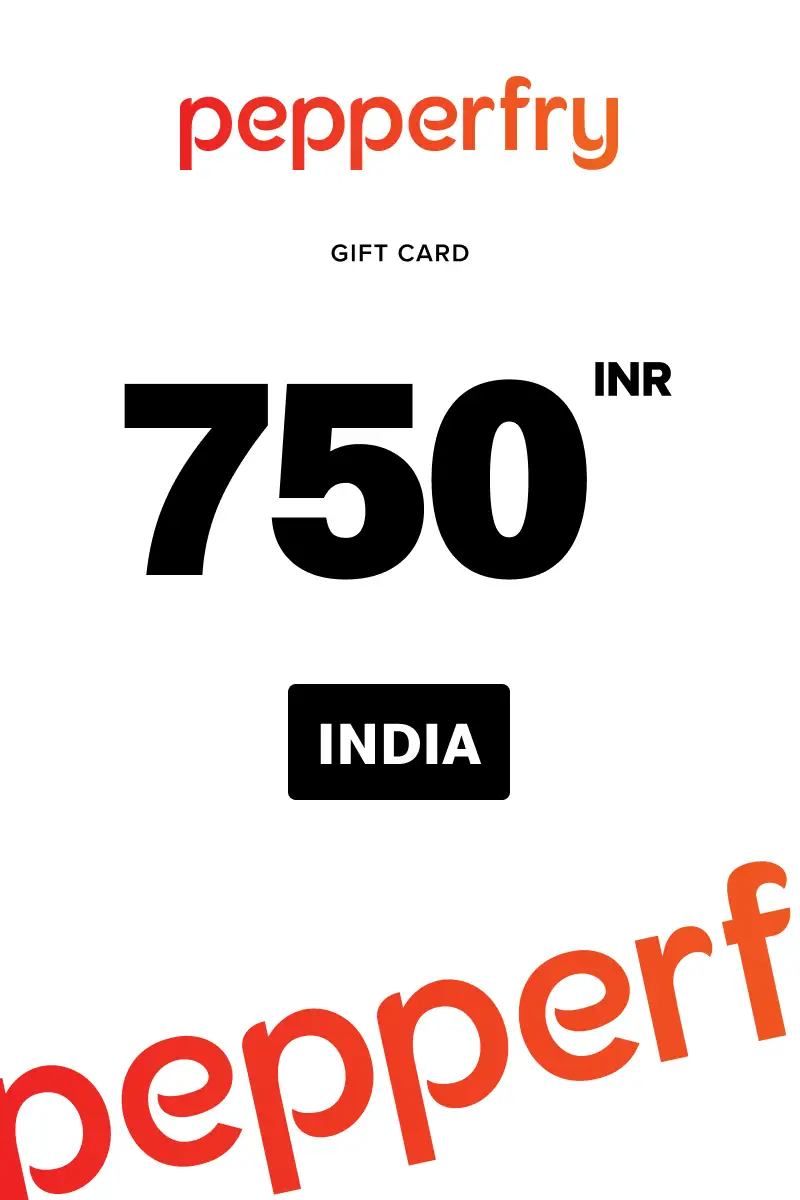 Pepperfry 750 INR Gift Card (India) - Digital Key