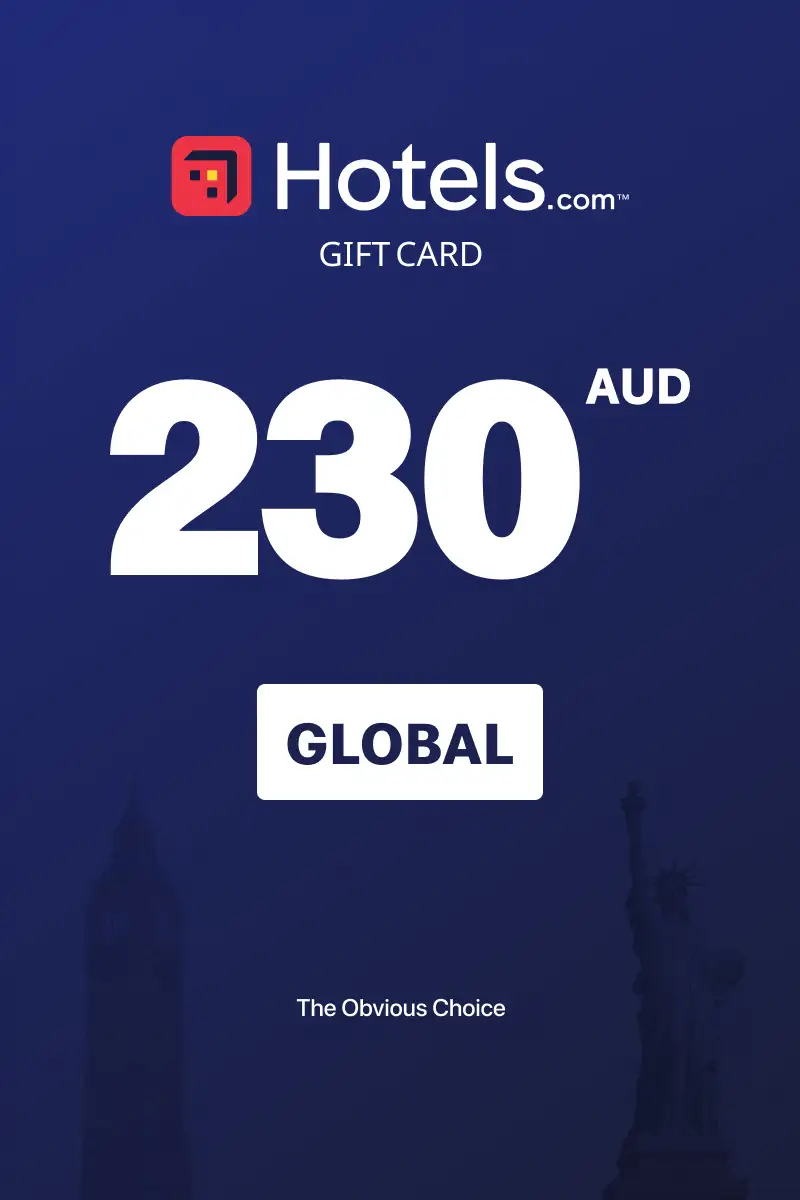 Hotels.com 230 AUD Gift Card (Global) - Digital Key