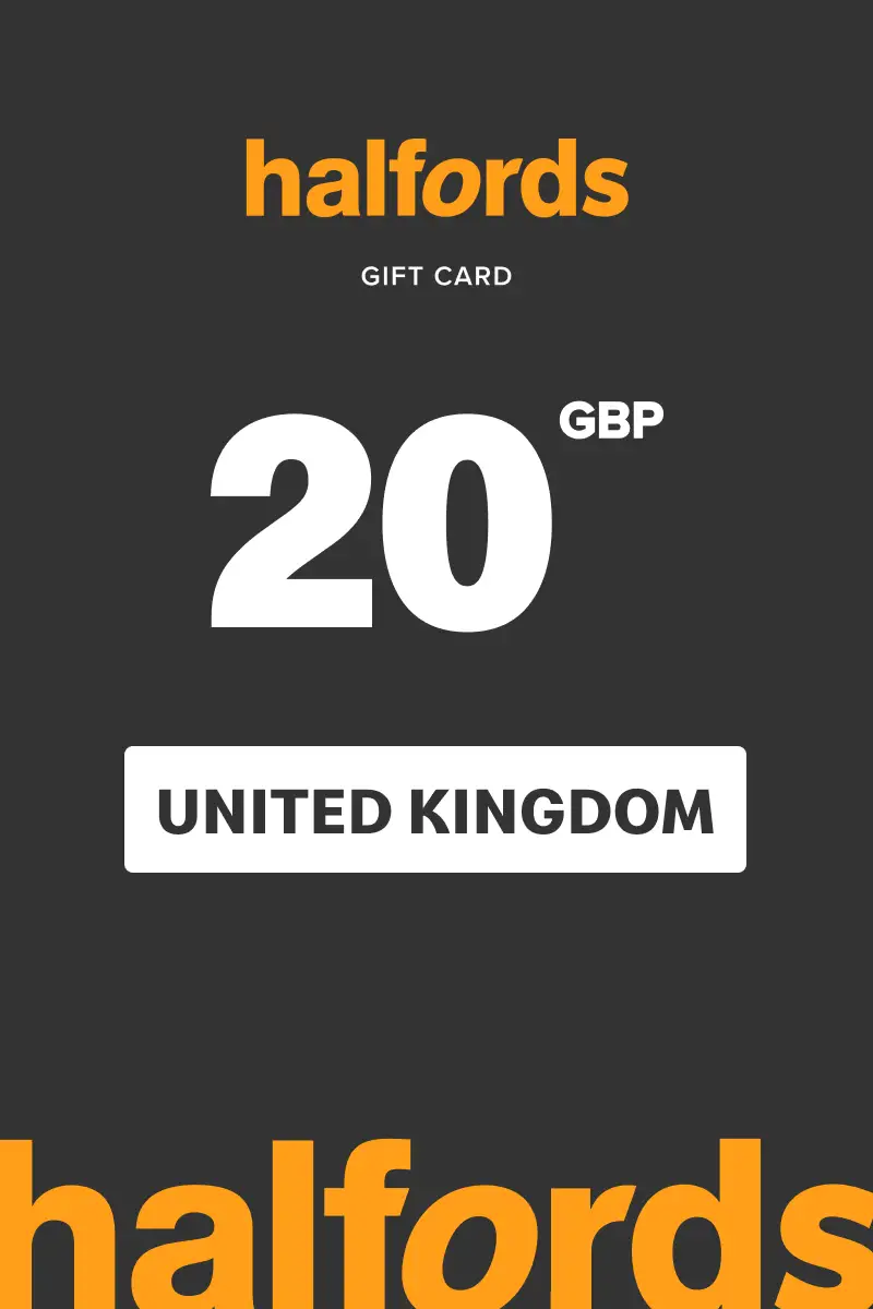 Halfords 20 GBP Gift Card (United Kingdom) - Digital Key