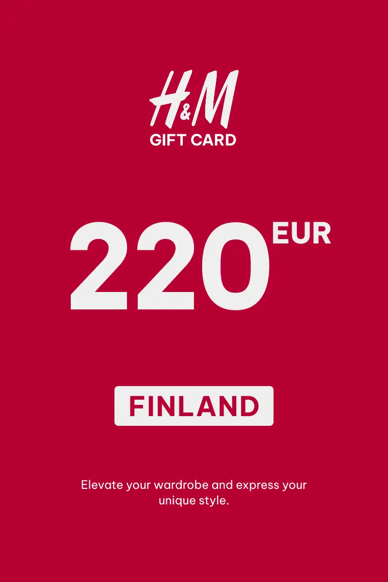 HandM 220 EUR Gift Card (Finland) - Digital Key