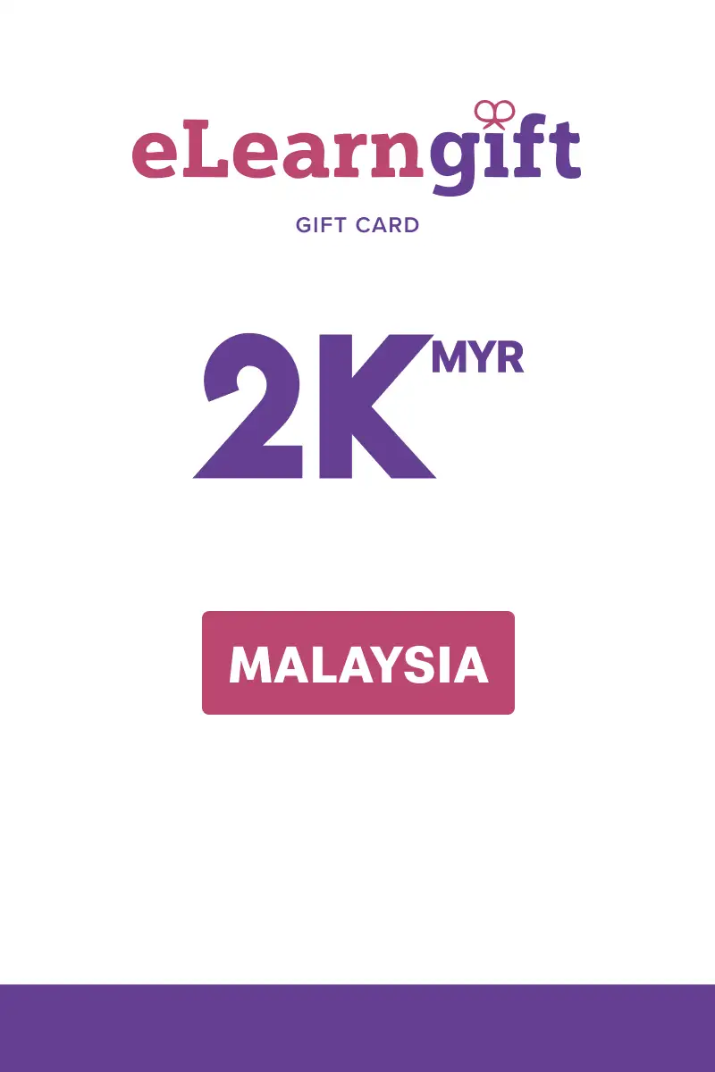 eLearn Gift 2000 MYR Gift Card (Malaysia) - Digital Key