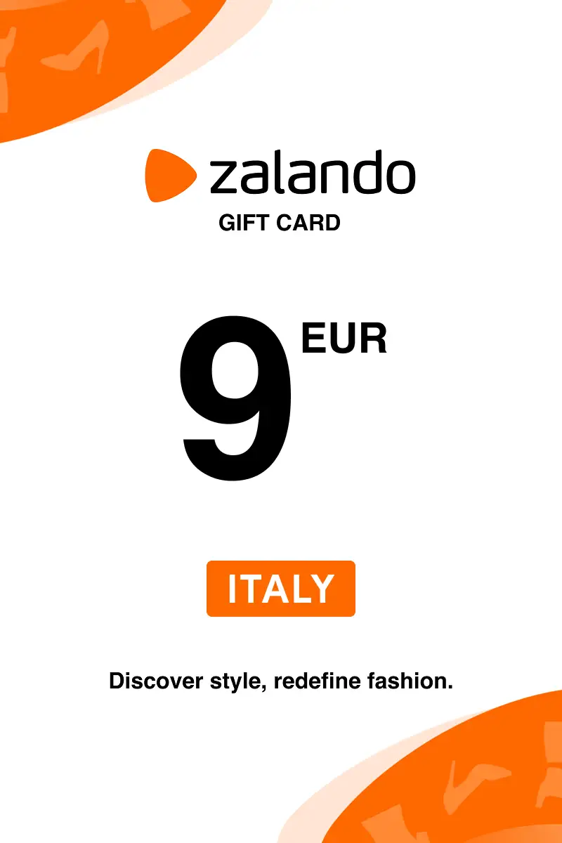 Zalando 9 EUR Gift Card (Italy) - Digital Key