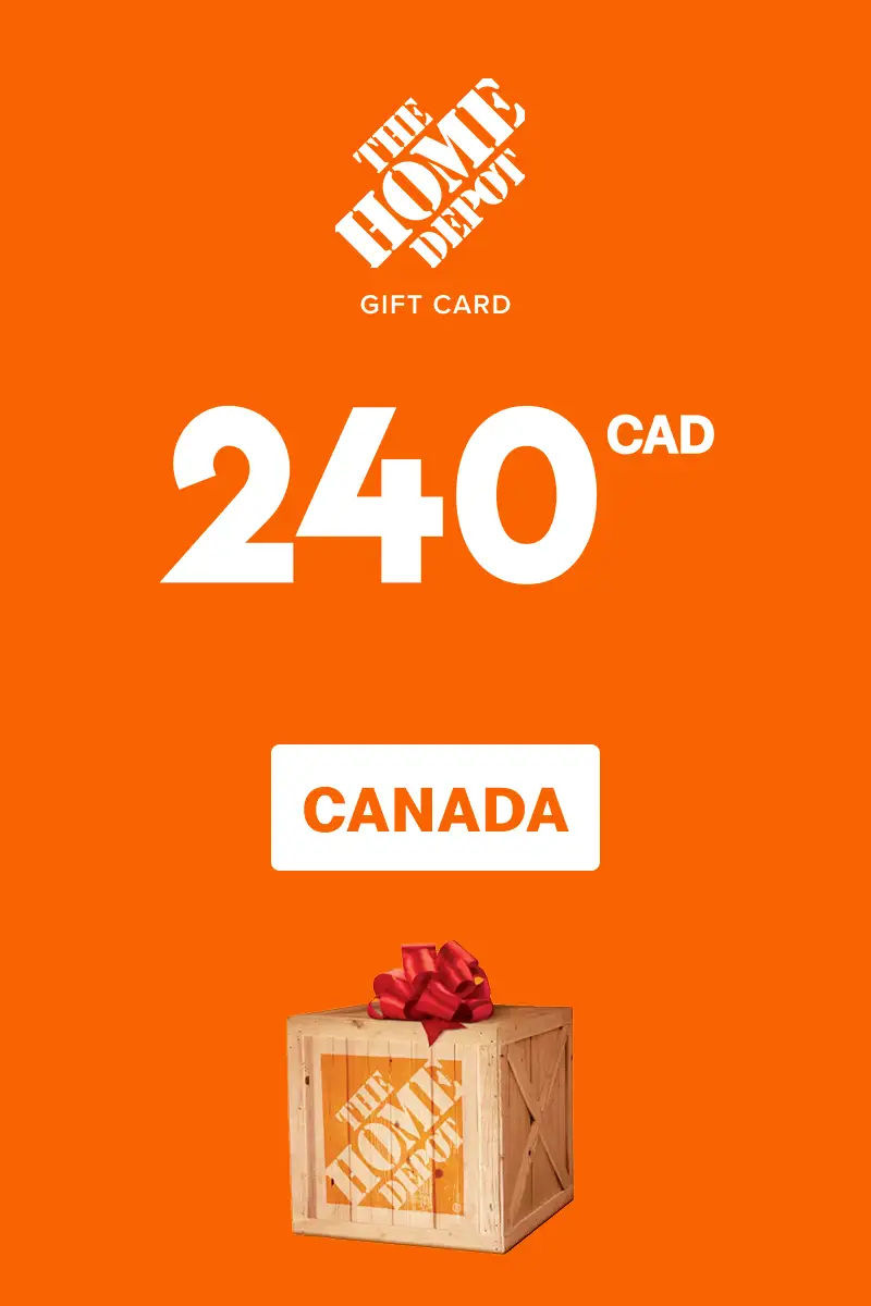 Home Depot 240 CAD Gift Card (Canada) - Digital Key