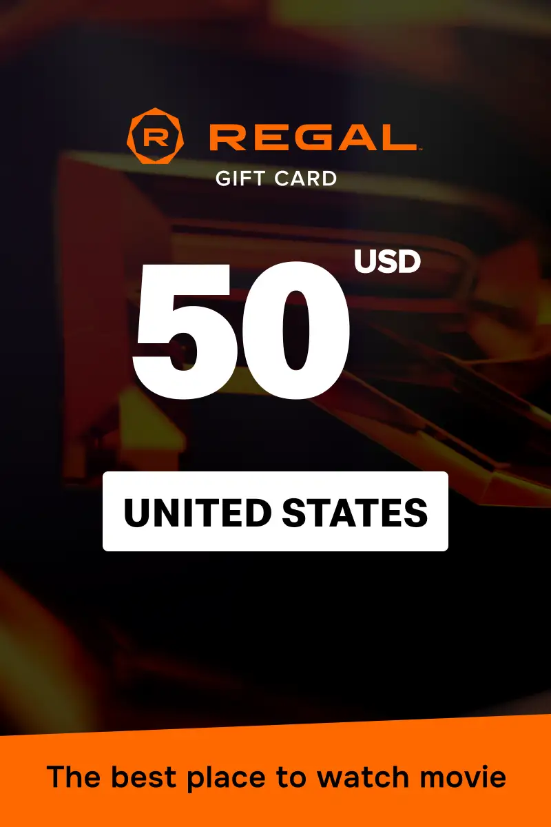 Regal Cinemas 50 USD Gift Card (United States) - Digital Key