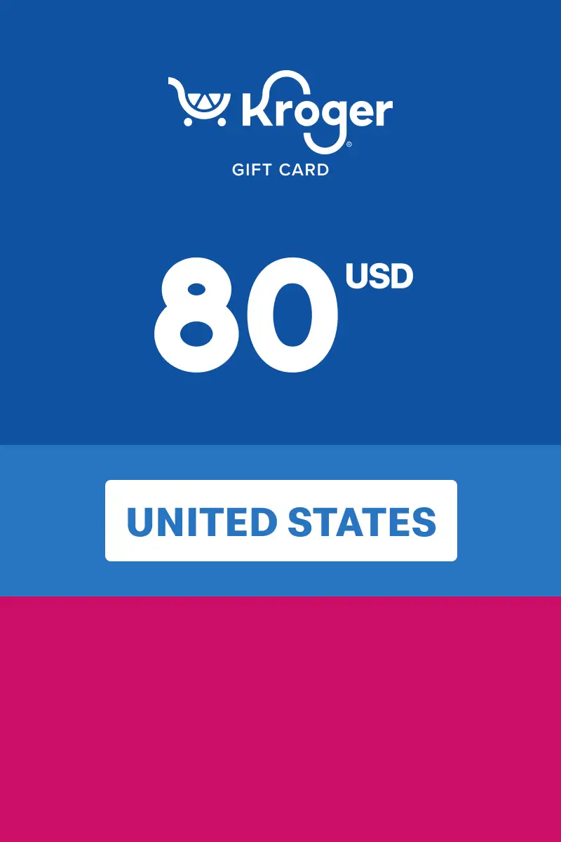 Kroger 80 USD Gift Card (United States) - Digital Key
