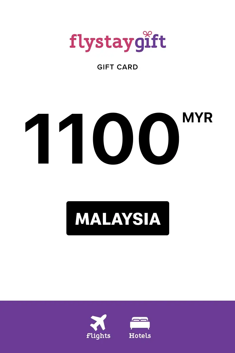 Flystay Gift 1100 MYR Gift Card (Malaysia) - Digital Key