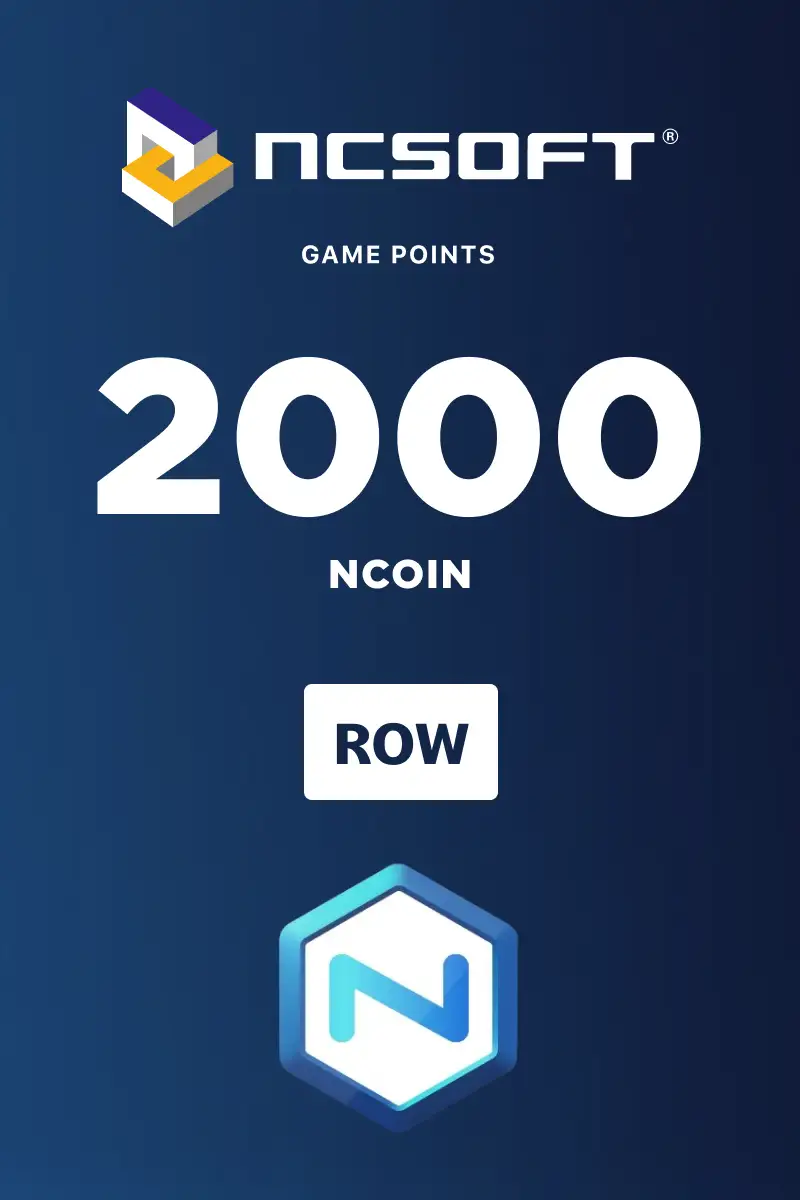 2000 NCoins (ROW) (PC) - NCSoft - Digital Key